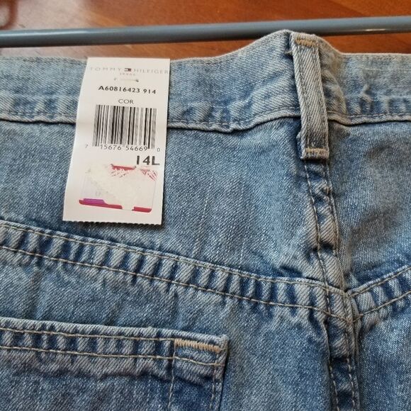 Y2K Tommy Hilfiger Vintage 2002 Straight Leg Denim Size 14 NWT - Picture 7 of 8
